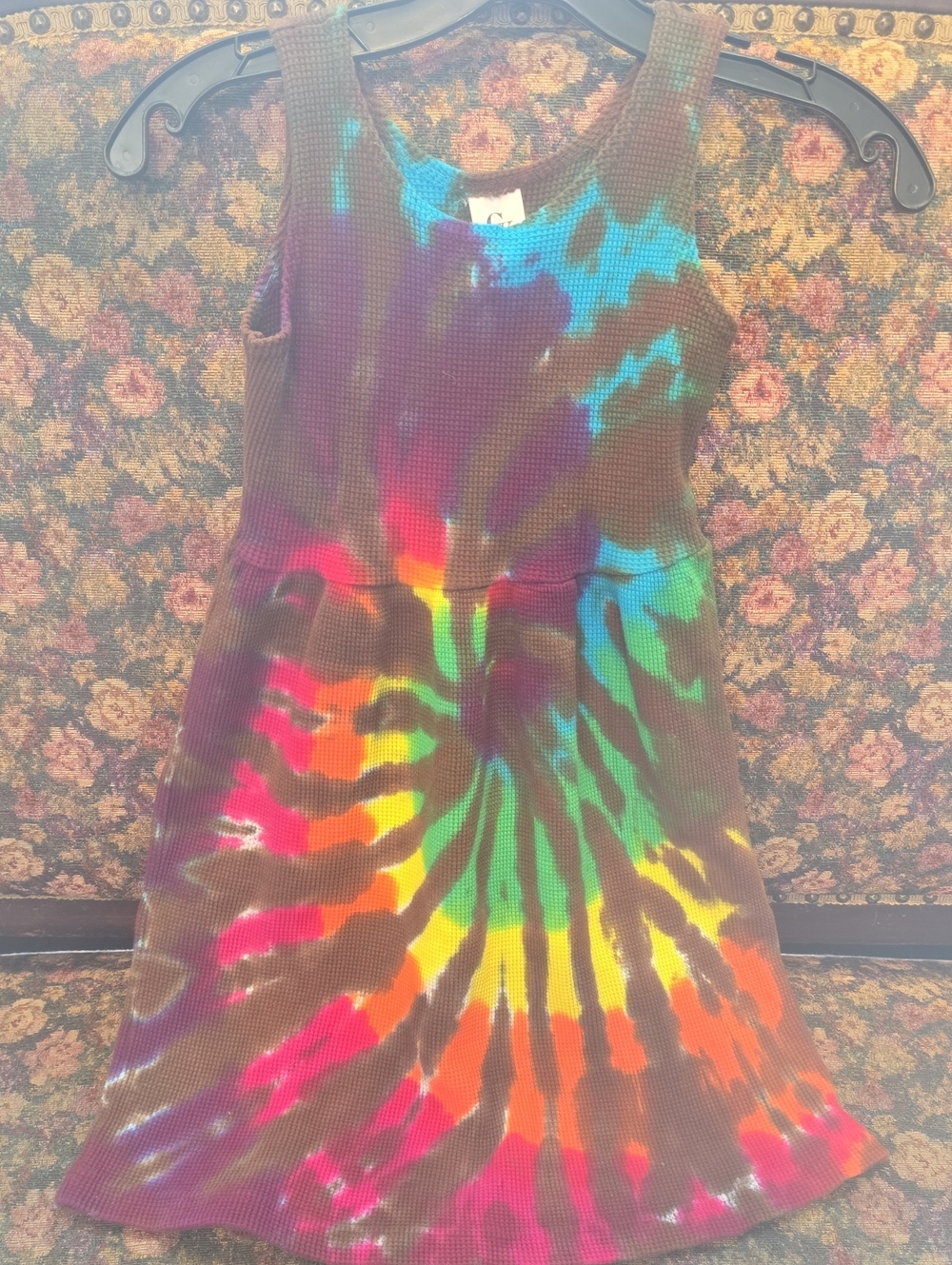 Kids Tie-Dye Tank Dress — Multicolor